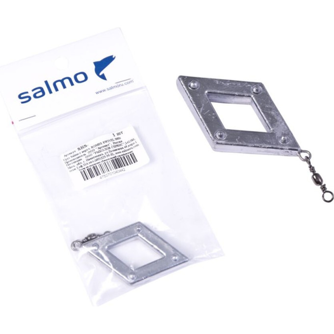 Груз SALMO с вертлюгой Rombs Swivel 080г SRS-080