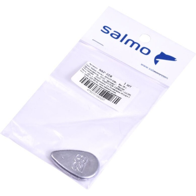 Груз SALMO Spoon скользящий 028г SSP-028